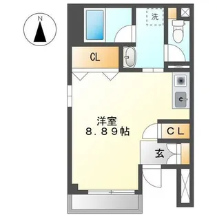 シャルム花池【2階】の間取り