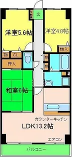 ルピナス泉大津【10階】の間取り