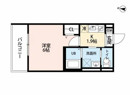 robot home立花【3階】の間取り