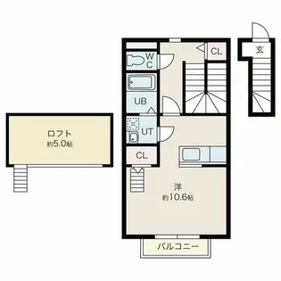 フォレスタ【2階】の間取り