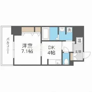 クローバービュー上本町【13階】の間取り