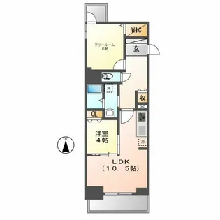 プレサンスTHE久屋大通レジェンド【11階】の間取り