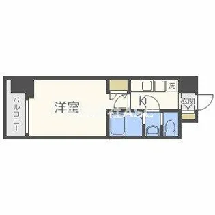 ミア・カーサあわざ【1005号室】の間取り