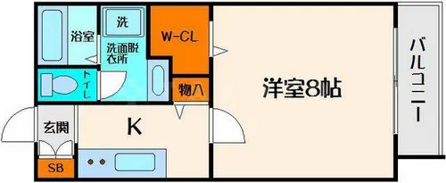 PMA野江(元アルテシュロス)【2階】の間取り