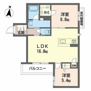シャーメゾン バードヒルズ【3階】の間取り