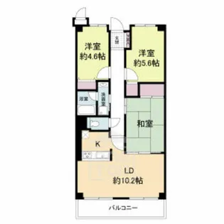 ライフ18【4階】の間取り