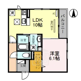 ラヴィベール【2階】の間取り