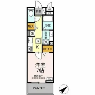 D-Square大和町【1階】の間取り