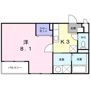アルバ・フローレスタ【1階】の間取り