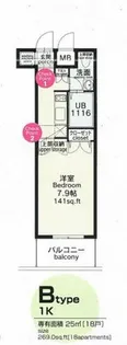 ORIENT BLD No.82【3階】の間取り