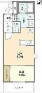 アトリオフラッツ高宮【2階】の間取り