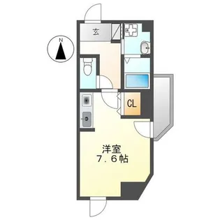 リエス上ノ宮【3C号室】の間取り