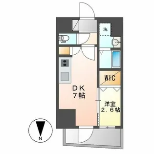 エステムコート名古屋上前津【2階】の間取り