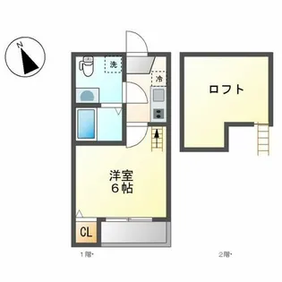 フェリーチェ(felice)【103号室】の間取り