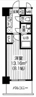 S-RESIDENCE緑橋Serio【7階】の間取り