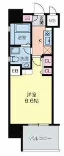グラマシー京橋【4階】の間取り