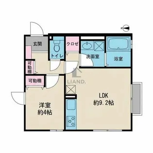 fort Ⅲ【201号室】の間取り