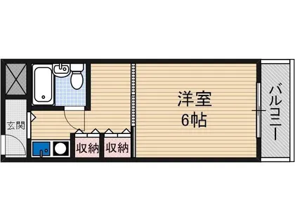 レナジア南摂津【4階】の間取り
