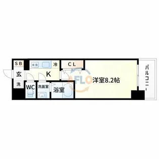 Luxe新大阪SOUTH【4階】の間取り