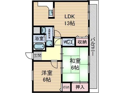 フィールドヴィレッジⅡA棟【2階】の間取り
