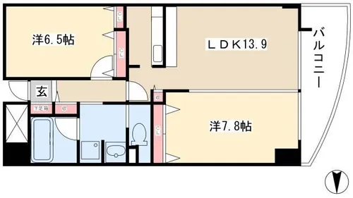 さくらHills富士見【10階】の間取り
