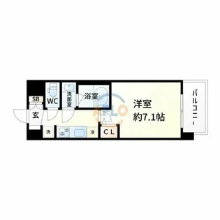 スプランディッド新大阪Ⅴ【5階】の間取り