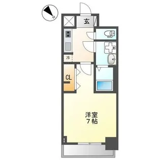 S-RESIDENCE名駅North【3階】の間取り