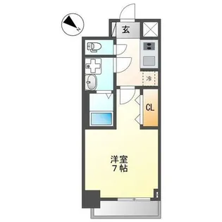 S-RESIDENCE名駅North【503号室】の間取り