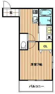 フジパレス桃谷【306号室】の間取り