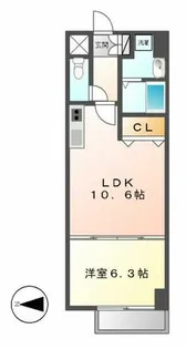 HF名駅北レジデンス(WEST棟)【12階】の間取り