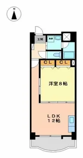 さくらHills名駅NORTH【7階】の間取り