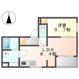 NAGOYA THE BASE【1階】の間取り