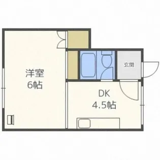 FARROCK COURT S21【2階】の間取り