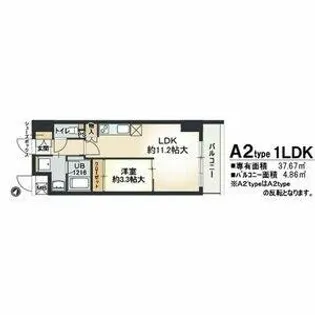 メセナ緑地公園【7階】の間取り
