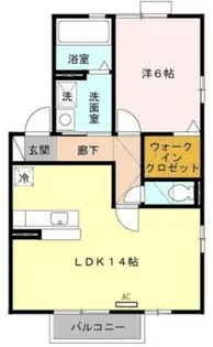 グリーンヴィラ若松【2階】の間取り