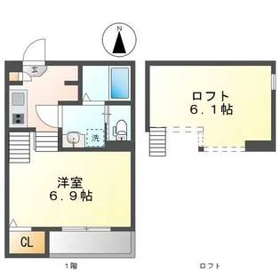 Residence Lisa【1階】の間取り