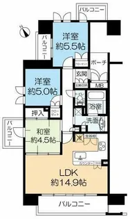 ドルフストーリア甲子園【601号室】の間取り
