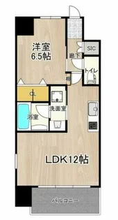 プレジオ内代【9階】の間取り