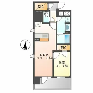 オープンレジデンシア名古屋FRONT【6階】の間取り