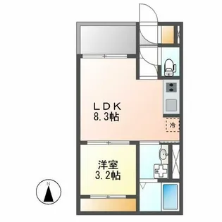 REGALEST Sowaka則武【2階】の間取り