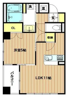 casa felice【706号室】の間取り