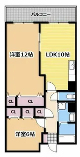 サニーヒル忍ケ丘【7階】の間取り