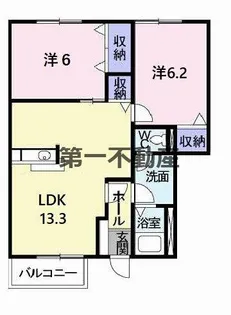 アメニティカスガⅠ【1階】の間取り