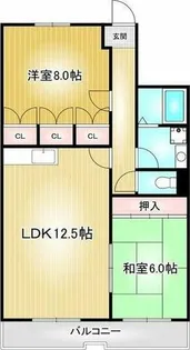 スタスィオン滝の水【2階】の間取り