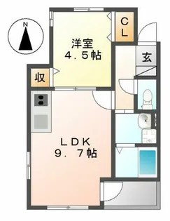 CITY SPIRE 名古屋大須【11階】の間取り