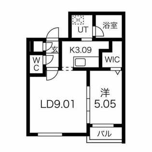 ガイアールS8【4階】の間取り