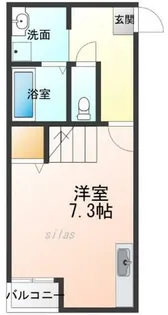 兵庫県尼崎市大島3丁目【アパート】の間取り