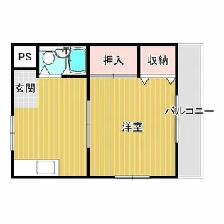 山本マンション【2階】の間取り