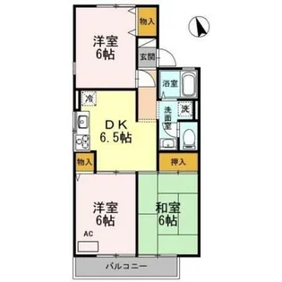 クレーンフラッツ【2階】の間取り