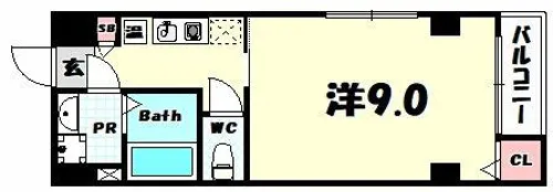 アベニュー橘【2階】の間取り